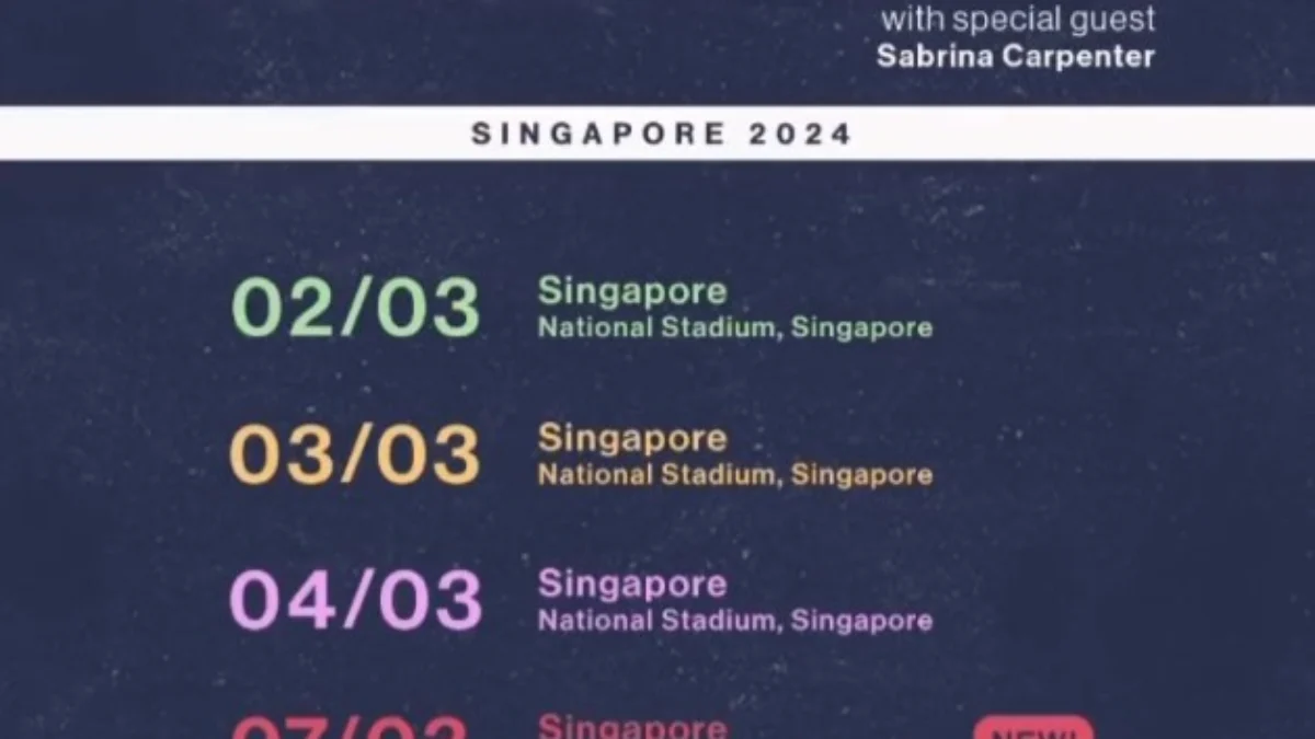3 Fakta The Eras Tour Singapore. (Sumber Gambar: X @TSTheErasTourSG)
