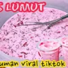 Cara Membuat Es Lumut Strawberry yang Viral di TikTok