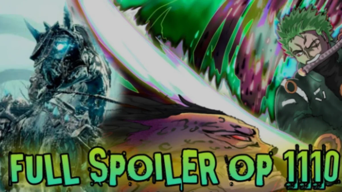 Spoiler One Piece 1110 Pertarungan Epic Zoro yang Menggemparkan Para Penggemar