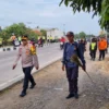 Petugas Gabungan Kembali Bubarkan Penyapu Koin di Sepanjang Jembatan Sewoharjo