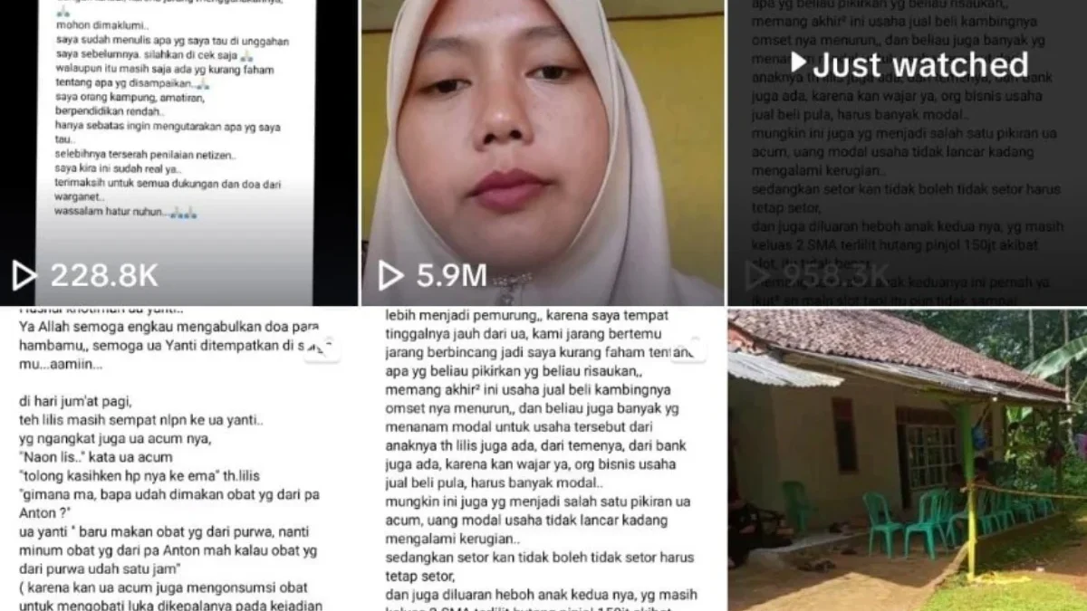 Klarifikasi Keluarga Terkait Kasus Suami Mutilasi Istri. (Sumber Gambar: Screenshot via Akun TikTok @herawati2