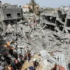 Israel Melancarkan Serangan di Gaza saat Utusan AS sedang Bertemu dengan Netanyahu